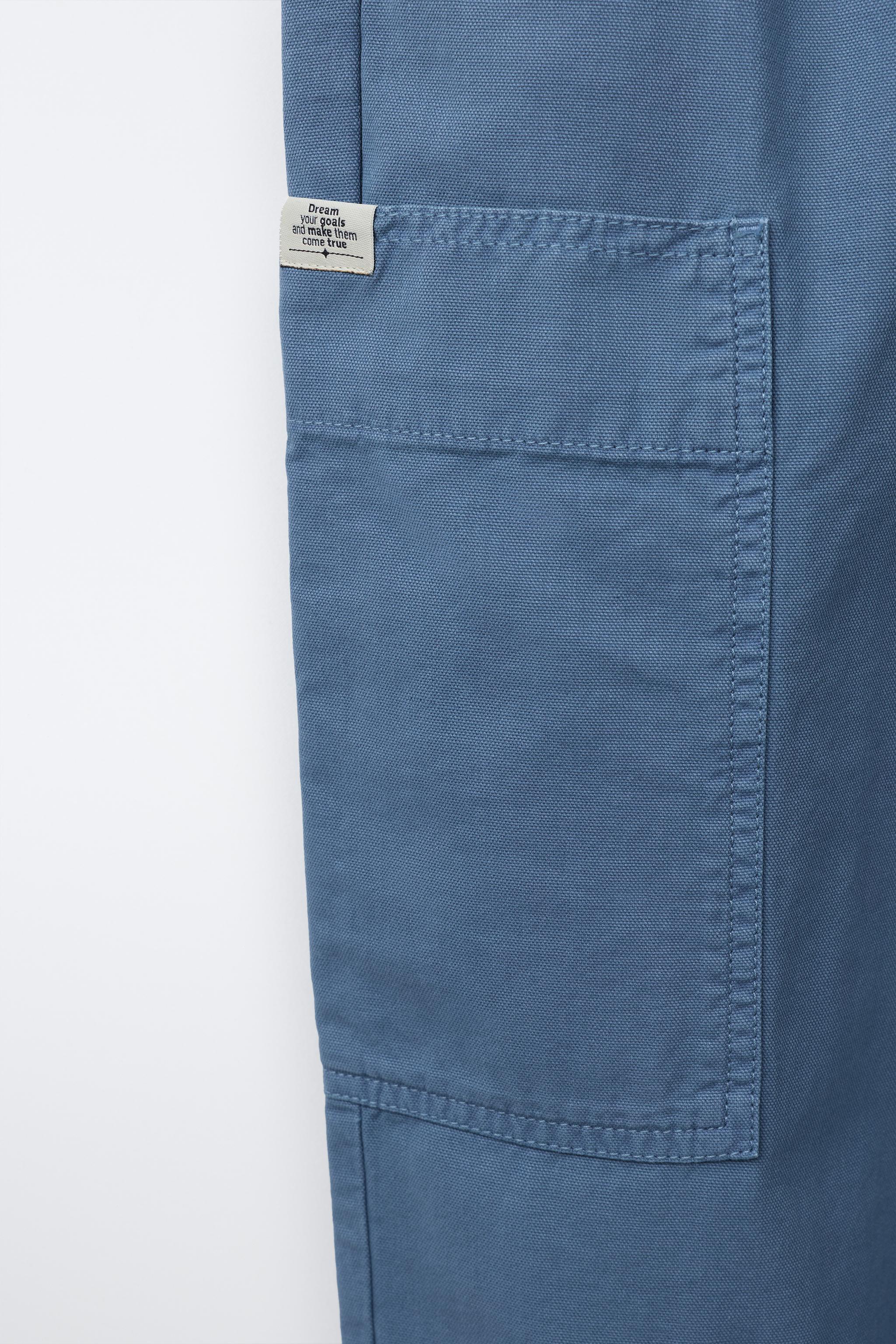 CANVAS PANTS WITH POCKETS